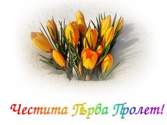 Първа Пролет - честитки