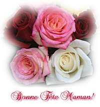 Fête des Mères - cartes de voeux roses