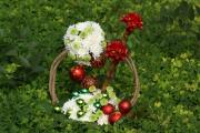 Christmas flower card