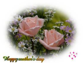 Mother's day eCards - 2 beautiful pink roses