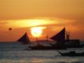 Sunset Boracay island