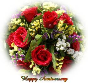 Anniversary greeting card