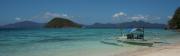 Tropical island beach scenery